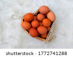 Small photo of nutritious Rhodia chicken free range eggs