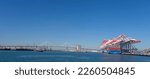 Small photo of The Cosco Shipping Andes vessel is docked at the Long Beach Container Terminal (LBCT) near the Gerald Desmond Bridge in the Port of Long Beach on Thursday, Feb. 9, 2023 in Long Beach.