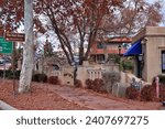 Small photo of Sedona, Arizona USA - December 24th 2023: Landscape photography of downtown Sedona during the holiday season