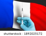 vaccination in france. vaccine... | Shutterstock . vector #1892025172