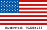 flag of united states of... | Shutterstock .eps vector #402086155