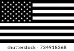 flag of united states of... | Shutterstock .eps vector #734918368