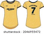 women sports jersey t shirt... | Shutterstock .eps vector #2046955472