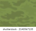 seamless camouflage halftone... | Shutterstock .eps vector #2140567135