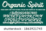 retro vector 'organic spirit'... | Shutterstock .eps vector #1863921745