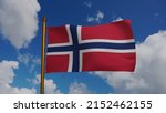 national flag of norway waving... | Shutterstock . vector #2152462155