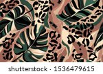 modern exotic pattern with... | Shutterstock .eps vector #1536479615