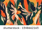 modern exotic jungle plants... | Shutterstock .eps vector #1548662165