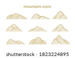Collection Of Mountain Shapes...