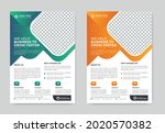 corporate business flyer... | Shutterstock .eps vector #2020570382