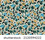 solid multicolor small flowers... | Shutterstock .eps vector #2120594222