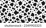 vector cow seamless pattern....