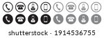 phone icons. set of phones... | Shutterstock .eps vector #1914536755