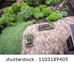 Aerial View Of Flagstone Patio...