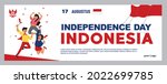 spirit of indonesian... | Shutterstock .eps vector #2022699785