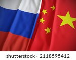 Small photo of Flag of Russia and China