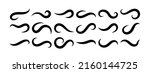 hand drawn swoosh underline... | Shutterstock .eps vector #2160144725