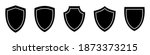 shields line icon set.... | Shutterstock .eps vector #1873373215