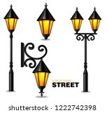 Street Lamps 3d Vector Realisic ...