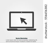 laptop vector icon | Shutterstock .eps vector #556656382