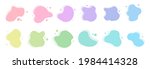 set of colorful vector liquid... | Shutterstock .eps vector #1984414328