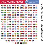 world flags official collection ... | Shutterstock .eps vector #1791407645