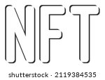 nft non fungible tokens digital ... | Shutterstock . vector #2119384535