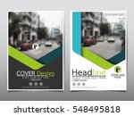 blue and green flyer cover... | Shutterstock .eps vector #548495818