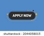 apply now button. web template... | Shutterstock .eps vector #2044058015