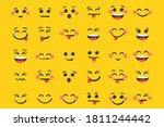 smiling emoticons for world... | Shutterstock .eps vector #1811244442