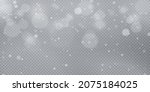 white png dust light. bokeh... | Shutterstock .eps vector #2075184025