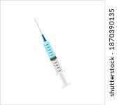 Medical Syringe Icon. The...