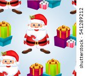 christmas poster .seamless... | Shutterstock .eps vector #541289212
