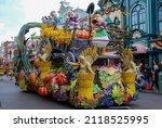 Small photo of Parade at Disney Land Paris with some famous characters. Bd de Parc, 77700 Coupvray, France 10 26 2014 14:54:48 +0000