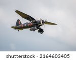 Small photo of Duxford, Cambridge, United Kingdom - July `14th 2014 Westland Lysander WW2 Plane at Flying legends airshow.