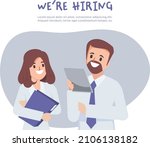 hiring and online recruitment... | Shutterstock .eps vector #2106138182