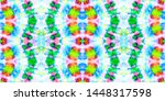 folk seamless pattern with... | Shutterstock . vector #1448317598