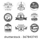 Vintage Airplane Emblems....
