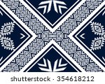 geometric ethnic pattern... | Shutterstock .eps vector #354618212