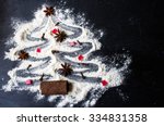 Christmas Tree Made From Flour...
