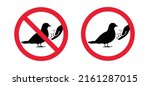 Stop  Do Not Feed Dove. No Hand ...