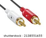 rca male plug cable l r... | Shutterstock .eps vector #2138551655