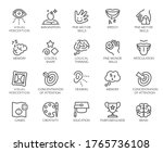 premium icons pack on human... | Shutterstock .eps vector #1765736108