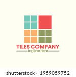 tiles company logo with... | Shutterstock .eps vector #1959059752