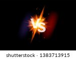 vs versus battle sport... | Shutterstock .eps vector #1383713915