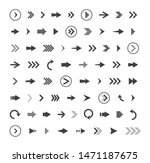 arrows icon drawing element.... | Shutterstock .eps vector #1471187675