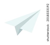 paper airplane. paper airplane... | Shutterstock .eps vector #2018333192