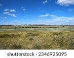 Small photo of Looking toward the Bull Mountains from US-87 N between Billings Heights and Roundup, MT