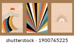 set of three abstract pop art... | Shutterstock .eps vector #1900765225