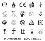 set of packaging symbols.... | Shutterstock .eps vector #1697750182